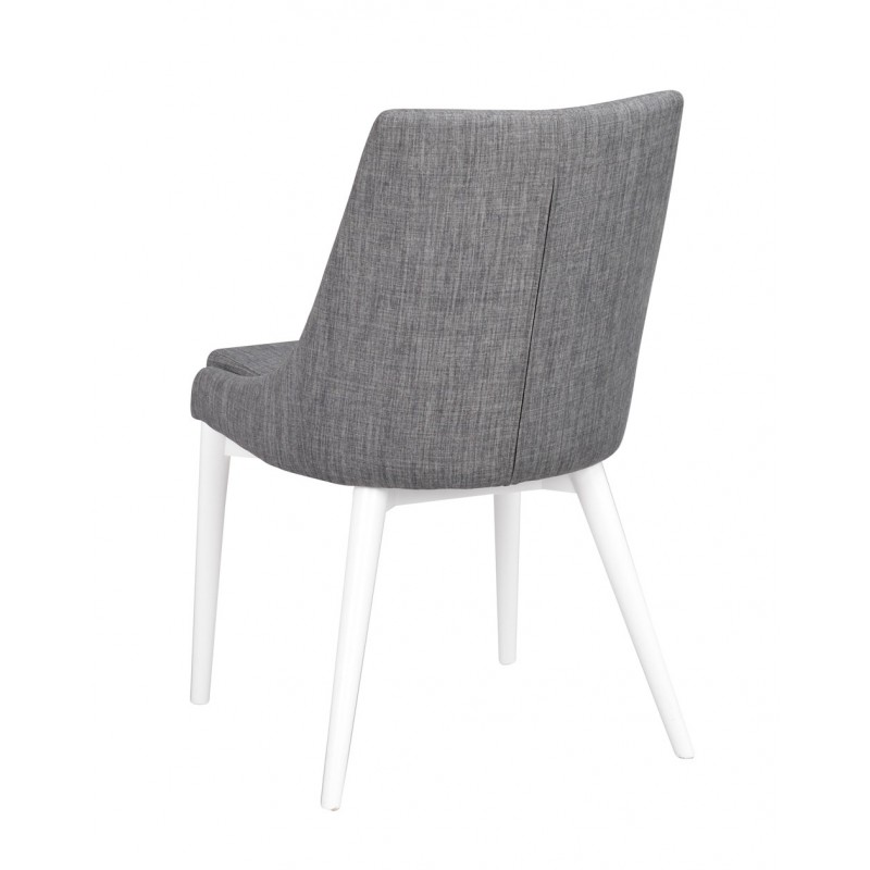 RO Be Dining Chair Dark Grey/White